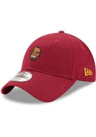 Lebron James New Era Cleveland Cavaliers Mens Maroon Primary Player 9twenty Adjustable Hat Adjustable Hat Cleveland Cleveland Cavaliers
