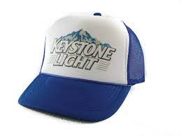 Keystone Light Beer Hat Trucker Hat Mesh Hat Snap Back Hat Etsy Keystone Light Beer Hat Mesh Hat