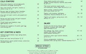 We offer small and large plates inspired by street food culture across the world. Bread Street Kitchen Bar Menu Menu For Bread Street Kitchen Bar Atlantis The Palm Dubai Dubai