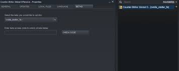 Enter beta access code to unlock private betas: Cut On Twitter Those Of You That Play Cs Go And Having Stutters There Was A Beta Patch Just Released That Seems To Of Fixed The Issue If You Re On Nvidia And You Re