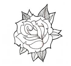 Rose Stencil Tattoo Roze By Thingthatcandoit Drawings Tattoo Stencil Outline Rose Drawing Tattoo Tattoo Outline Drawing
