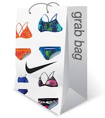 nike swim two piece swimsuit grab bag assorted colors at swimoutlet com free shipping