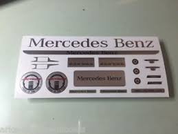 Tamiya 1 14 Mercedes Actros 56335 Chrome Or Reflective Stickers Logos Set Ebay