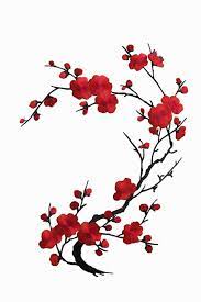 8 99 6767a 10 5 8 Red Quince Sakura Flower Embroidery Iron On Applique Patch Ebay Home Garden Cherry Blossom Art Blossoms Art Flower Art