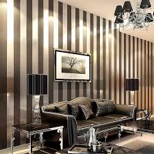 Image Result For Black And Silver Striped Wallpaper Striped Wallpaper Living Room Wallpaper Living Room Striped Walls