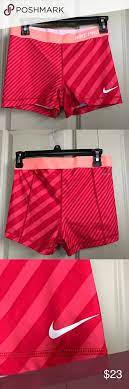 Nike Pro Shorts Red Size Medium Like New Nike Pro Shorts Nike Pros Stripes Pattern