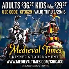 Medieval Times Coupon Chicagofun Com Chicago Fun Fun Coupons Medieval Times Dinner