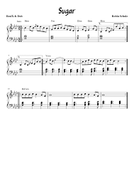 Ooh baby it's the ultimate feeling. Robin Schulz Sugar Sheet Music For Piano Solo Musescore Com