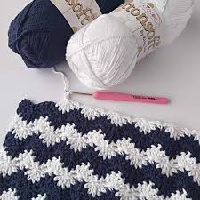 Crochet Nautical Baby Blanket Free Pattern Annie Design Crochet