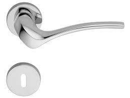 door handle on rose with lock ibis collection by linea cali design yurij cegla door handles door handle with lock brass door handles