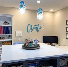 I think that every one needs their happy place. Create Metal Word Create Sign Office Decor Craft Room Etsy