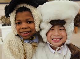 Flashback! The Kindergarten Nativity Play is tomorrow! Perfect time for a  look back at when our 8th graders, members of the Class of 2025 brightened  the stage as king, angel, shepherd or