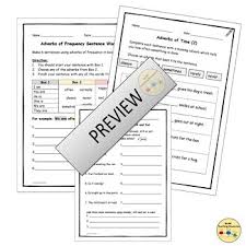 Worksheets are adverbial phrases work, name date adverb work, adverbs, adverbs work, adverbs usually identifying adverbs, adverbs of time are such words as before after when, adverbs of manner, name date grammar work adverbs. Adverbs Of Time And Frequency Worksheets Room Visuals Anchor Charts Flashcards