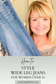 5 Simple Ways To Style Wide Leg Jeans if You're Over 40!