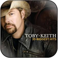 Toby Keith 35 Biggest Hits Album Cover T-Shirt Black