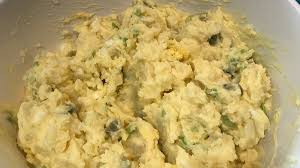 Mom S Mashed Potato Salad Recipe In 2020 Mashed Potato Salads Potatoe Salad Recipe Potato Salad