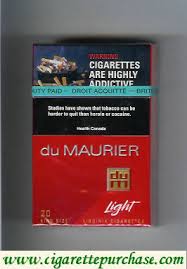 Check spelling or type a new query. Du Maurier Light 20 King Size Cigarettes Hard Box