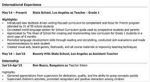 Teachers work with students of various ages and instruct them on a variety of topics. How To Write A Professional Teacher S Cv Example Format Sample