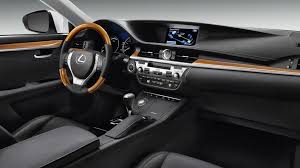 Es 300h Shown In Available Black Leather And Bamboo Trim With Ultra Luxury And Navigation System Packages Lexus Es Lexus Luxury Sedan