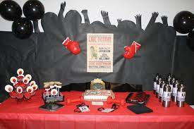 Maybe you would like to learn more about one of these? Boxing Birthday Party Ideas Photo 1 Of 15 Boxing Theme Party Ideas Birthday Party Themes Sports Themed Party