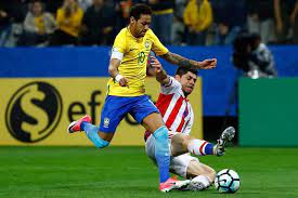Paraguay players celebrate after scoring a goal against chile at the copa america. Paraguay Vs Brazil Prediction Preview Team News And More Insider Voice