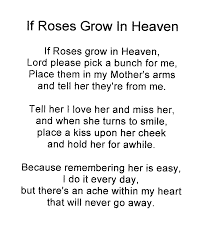 Namesandthingszone Heaven Poems Words Of Comfort Poems