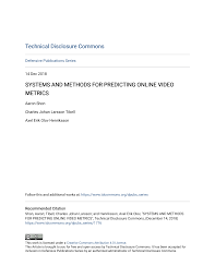 SYSTEMS AND METHODS FOR PREDICTING ONLINE VIDEO METRICS
