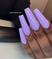 Nailsbygorgeousshai Blackgirlsdonails Lavendernails Coffinnails Longnails Losangeles Cincinnati Cincynails Nails Pretty Acrylic Nails Lavender Nails