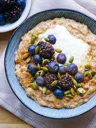 Healthy Carrot Cake Porridge Nourish Every Day Recipe In 2020 Porridge Recipes Healthy Carrot Cakes Recipes