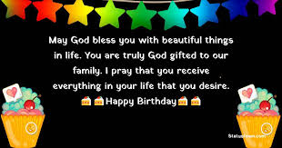 We did not find results for: May God Bless You With Beautiful Things In Life You Are Truly God Gifted To Our