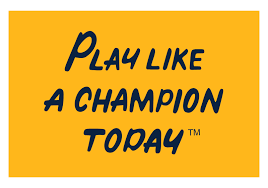Officially licensed 18 x 23 play like a champion today wood sign replica. Homepage Plact Wine