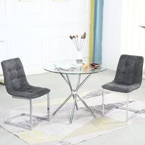 Measuring only 29.92 h x 29.13 w x 29.13 d (table) and 36.02 h x 15.75 w x 18.90 d (chair), this set can be ideally placed in any dining room, living room or kitchen. Upholstered Chairs Kitchen Dining Room Sets You Ll Love In 2021 Wayfair