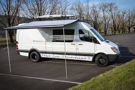 Awning Outside Van Van Ford Transit Camper Awnings