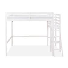 Lits 2 places mezzanine superposés et perpendiculaires. Lit Mezzanine 140x200 Cm Melody Coloris Blanc Vente De Lit Enfant Conforama