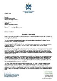 Stories, photos, videos and podcasts about our local area. Letter From City Of Sydney Council Physical Disability Australia