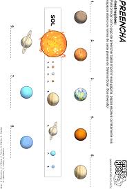 atividade sistema solar preencha atividades de geografia sistema solar cadernos interativos pinterest