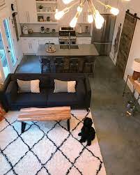 An Open Floor Plan And Vaulted Ceiling Helps To Make Our 900 Square Foo Small House Open Floor Plan Open Floor Plan Decorating Ideas Open Floor Plan Apartments