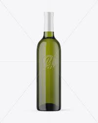 Download Green Glass White Wine Bottle Mockup In Bottle Mockups On Yellow Images Object Mockups
