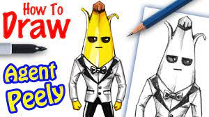 Welcome to the largest video library of online classes for artists. How To Draw Agent Peely Youtube