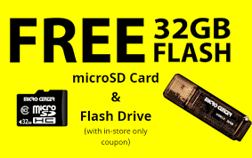 Micro center and micro center online are based in the state of ohio. Microcenter Free 32gb Flash Card Drive In Store Doctor Of Credit