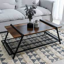 Shop this collection (12) grey wood outdoor coffee table. Retro Coffee Table Nordic Minimalist Creative Living Room Net Red Wrought Iron Wood Square Japanese Small Coffee Table Coffee Tables Aliexpress