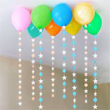 4m Paper Stars Wedding Birthday Party Baby Kids Room Hanging Decorations Garland Birthday Room Decorations Paper Stars Birthday Party Balloon