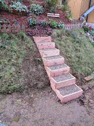 Garten treppe garten treppe hang garten treppe bauen garten. Diy Anleitung Fur Einfache Gartenstufen Garten Stufen Garten Gartentreppe