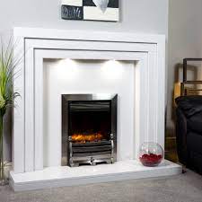 Ebern designs hebbington tiled marble electric fireplace in brown/gray/white, size 39.0 h x 50.0 w x 15.0 d in | wayfair. Contemporary Marble Electric Fireplace Full Package Marble Fireplaces
