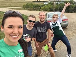 It's Freshman Friday! We are expecting 80 new students to arrive and our  team is waiting for them at the top of the hill to welcome them and point  them in the