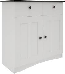 Housefull Terrell Kitchen Cabinet (White and Wenge) : Amazon.in: Home &  Kitchen
