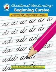 Traditional Handwriting Beginning Cursive Grades 1 3 By Carson Dellosa Publishing Staff 1999 Paperback