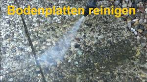 Bodenplatten Reinigen Waschbetonplatten Reinigen Sauber Machen Pflastersteine Reinigen Karchern Youtube