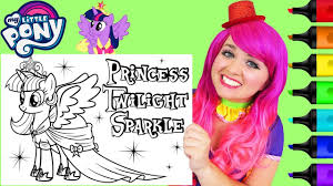 Coloring Twilight Sparkle My Little Pony Coloring Page Prismacolor Marke My Little Pony Coloring Twilight Sparkle Princess Twilight Sparkle