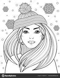 To download the color page for girls, easily click on the images above. Pin On Christmas